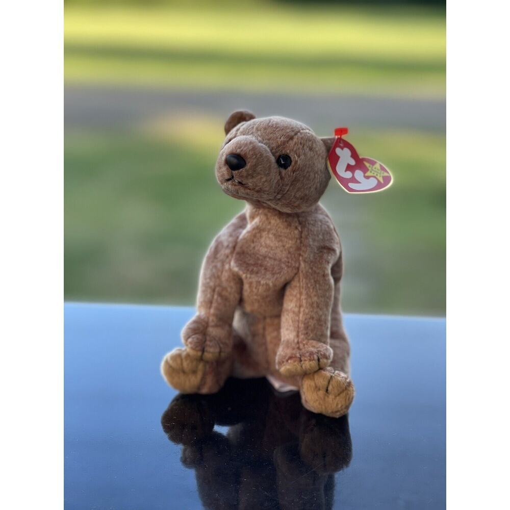 Ty Beanie Baby Pecan‎ 1999 The Bear Collectible Plush Retired Vintage Original
